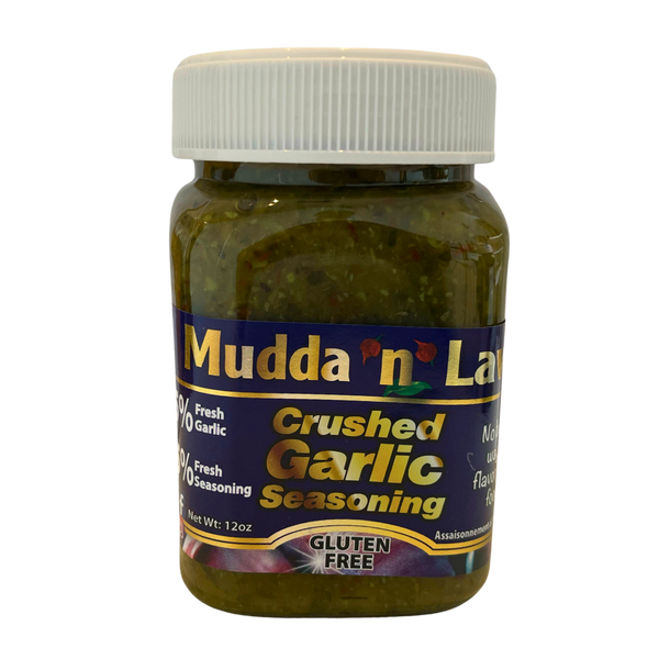 Mudda 'n' Law Crushed Garlic Seasoning 355ml
